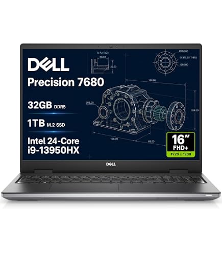 Amazon.com: Dell Precision 7680 Laptop, NVIDIA RTX 2000 Ada 8GB
